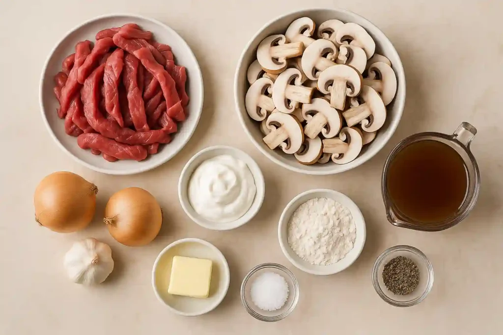 Bœuf Stroganoff