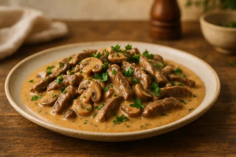 Bœuf Stroganoff