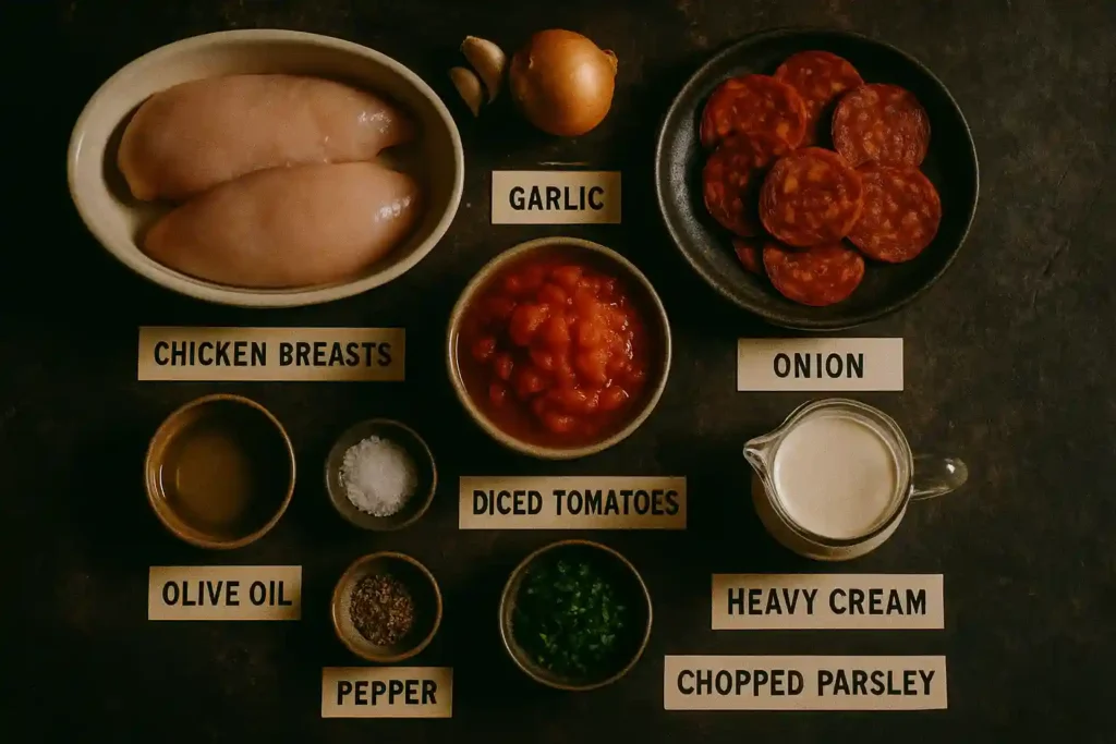 Poulet Fondant au Chorizo