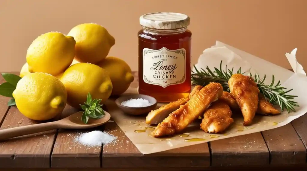 Poulet Croustillant au Miel et au Citron