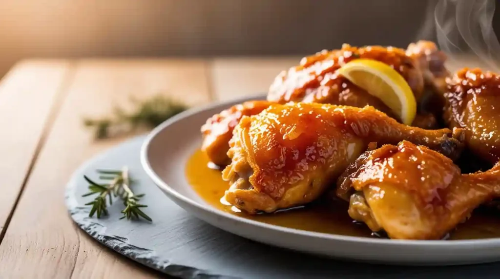 Poulet Croustillant au Miel et au Citron