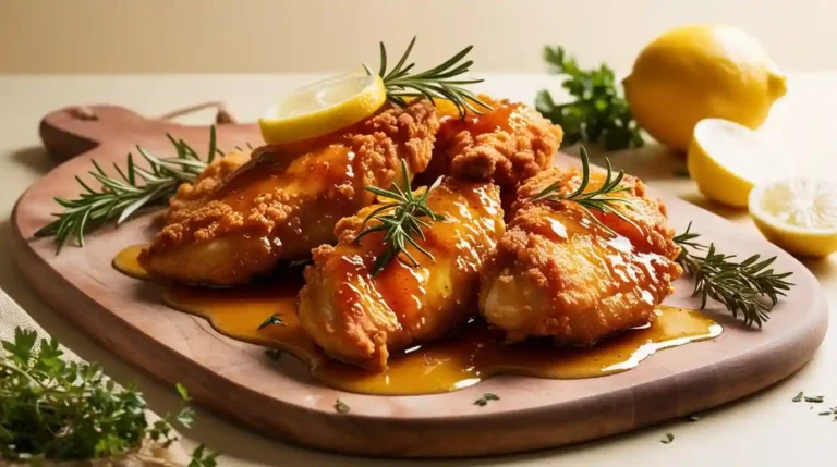 Poulet Croustillant au Miel et au Citron