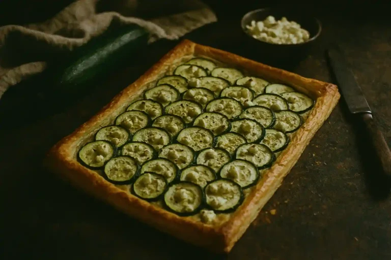 Tarte Courgette Feta